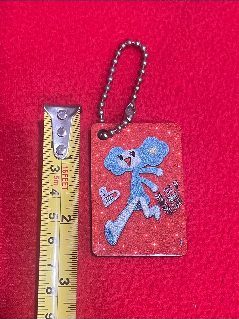 Coach Poppy Chan Hang Tag- Blueberry